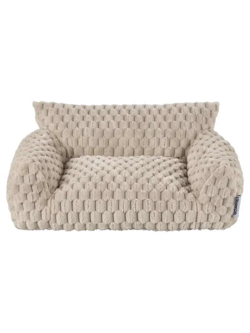 New Small Paw Sofa Pet Bed Vest Edition Tan 22